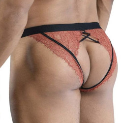 CandyMan Slip ouvert Dintio Terracotta
